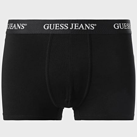 Guess - Lot De 3 Boxers M4BZ48-K6YW1 Blanc Bleu Marine Noir