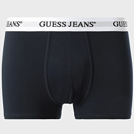 Guess - Lot De 3 Boxers M4BZ48-K6YW1 Blanc Bleu Marine Noir