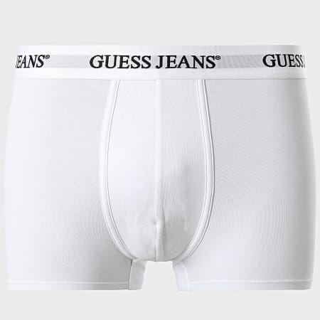Guess - Lot De 3 Boxers M4BZ48-K6YW1 Blanc Bleu Marine Noir