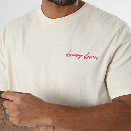 Luxury Lovers - Camiseta oversize Contrebande beige
