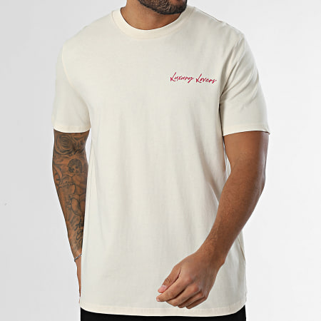 Luxury Lovers - Camiseta oversize Contrebande beige