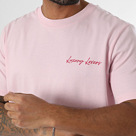 Luxury Lovers - Camiseta oversize Contrabando rosa