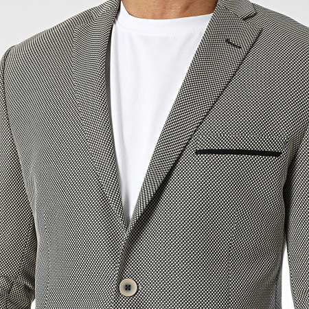 Mackten - Veste Blazer Noir Beige
