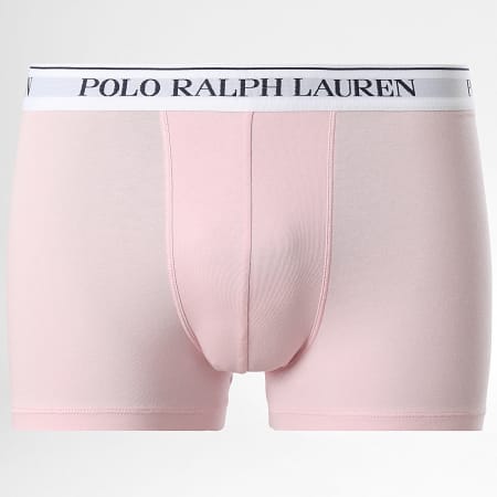Polo Ralph Lauren - Lot De 3 Boxers Jaune Rose Bleu Marine