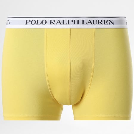 Polo Ralph Lauren - Lot De 3 Boxers Jaune Rose Bleu Marine