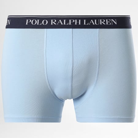 Polo Ralph Lauren - Lot De 3 Boxers Rouge Bleu Clair Bleu Marine