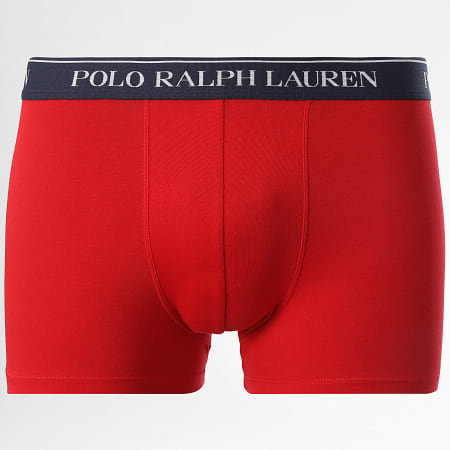Polo Ralph Lauren - Lot De 3 Boxers Rouge Bleu Clair Bleu Marine