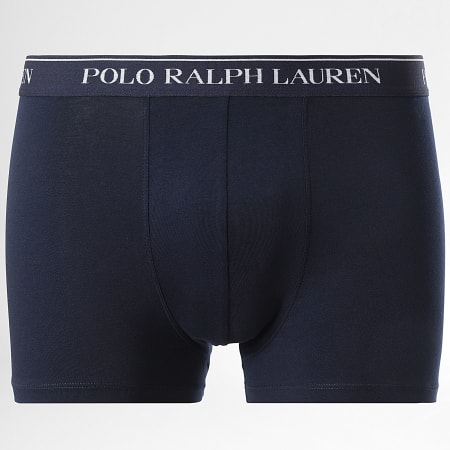 Polo Ralph Lauren - Lot De 3 Boxers Jaune Bleu Roi Bleu Marine