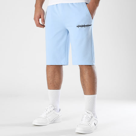 Polo Ralph Lauren - Pantalón corto azul claro con logotipo