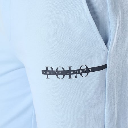 Polo Ralph Lauren - Pantalón corto azul claro con logotipo