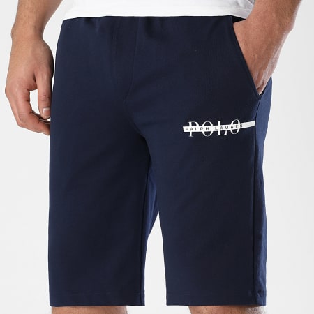 Polo Ralph Lauren - Pantalón corto azul marino con logotipo