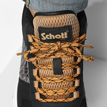 Schott NYC - Chambi Black Tan Sneakers