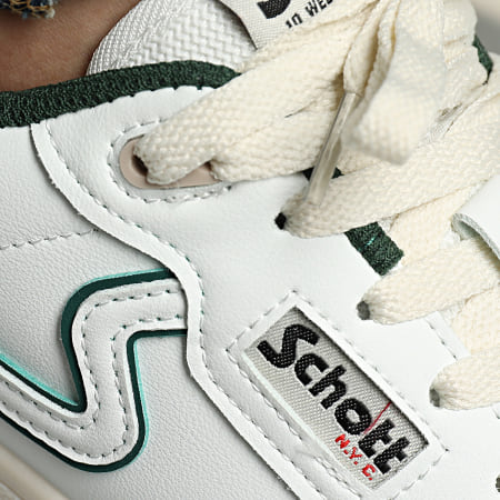Schott NYC - Zapatillas Darcy Blanco Verde