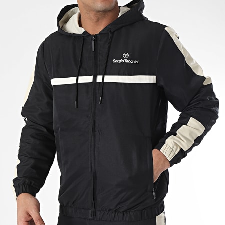 Sergio Tacchini - Tuta da ginnastica nera Prannie Abita