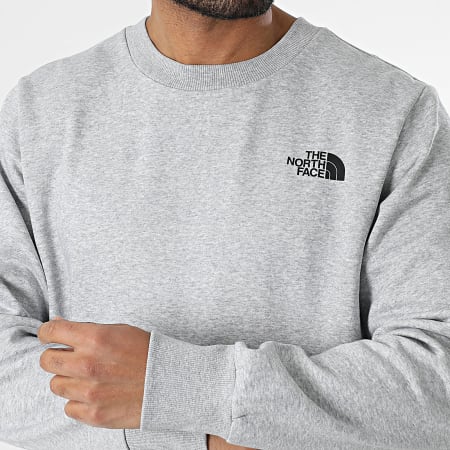 The North Face - Sudadera Simple Dome Crewneck A89FB Heather Grey