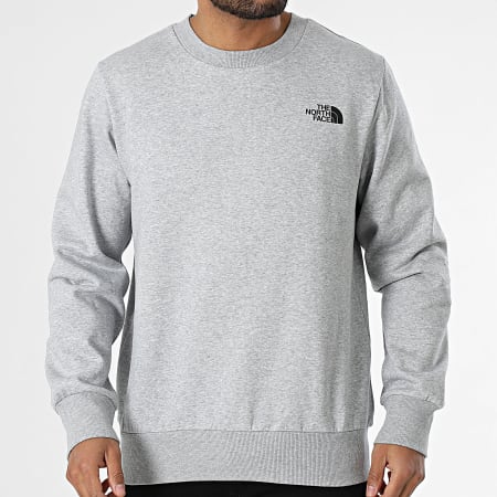 The North Face - Sudadera Simple Dome Crewneck A89FB Heather Grey