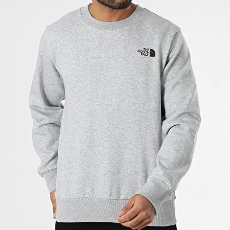 The North Face - Sudadera Simple Dome Crewneck A89FB Heather Grey