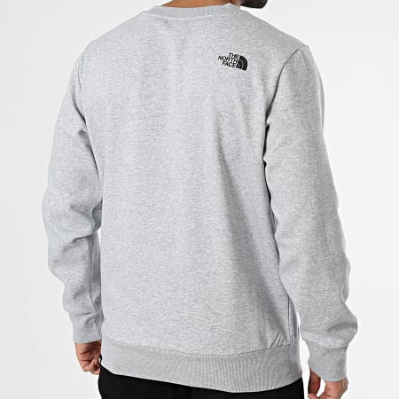The North Face - Sudadera Simple Dome Crewneck A89FB Heather Grey