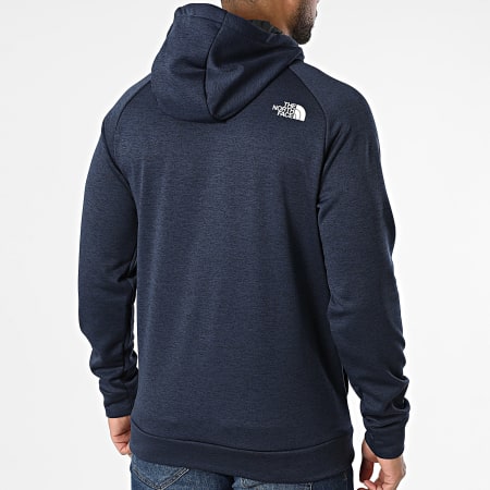 The North Face - Veste Zippée Capuche Reaxion Fleece A8CNP Bleu Marine Noir