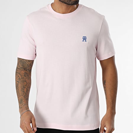 Tommy Hilfiger - Tee Shirt Monogramme 9256 Rose