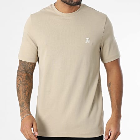 Tommy Hilfiger - Tee Shirt Monogramme 9256 Beige