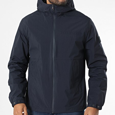 Tommy Hilfiger - Veste Zippée Capuche Branded 8905 Bleu Marine