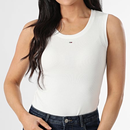 Tommy Jeans - Débardeur Femme Essential 0673 Blanc