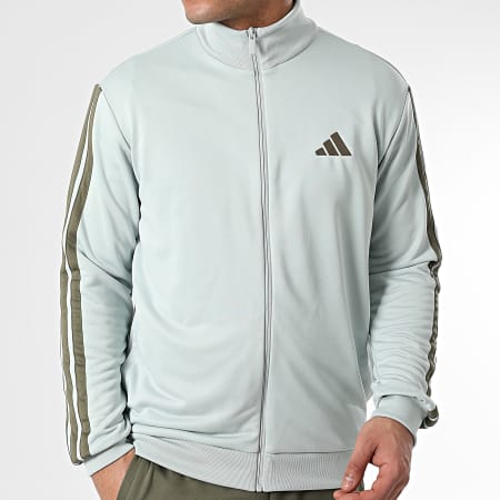 Adidas Sportswear - Ensemble De Survetement 3 Stripes JI8874 Vert Clair Vert Kaki