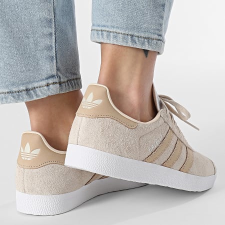 Adidas Originals - Baskets Femme Gazelle W JH7215 Wonder White Magic Beige Footwear White