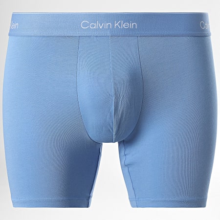Calvin Klein - Lot De 3 Boxers Briefs LV00NB4394 Bleu Clair Noir Bleu
