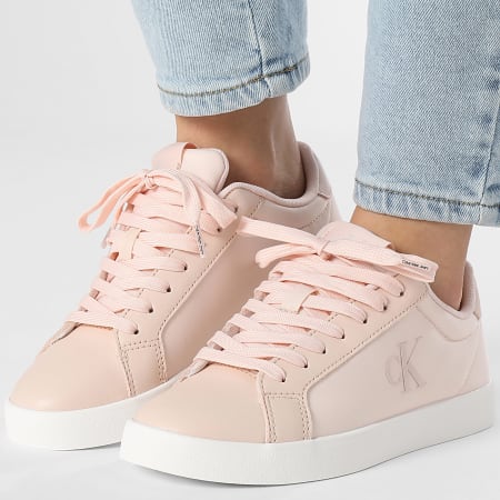 Calvin Klein - Baskets Femme 1781 Silver Peony Bright White