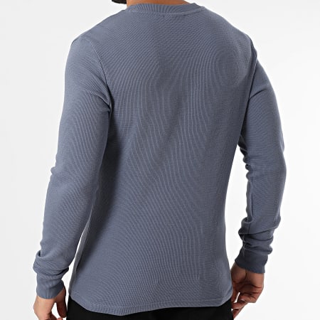 Calvin Klein - Sweat Crewneck Waffle 7117 Bleu Gris