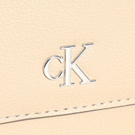 Calvin Klein - Sac A main Femme Minimal Monogram Flap 2260 Beige