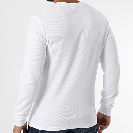 Calvin Klein - Sweat Crewneck Waffle 7117 Blanc