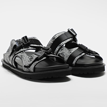 Guess - Sandales FMJBAHFAL03 Gris Noir