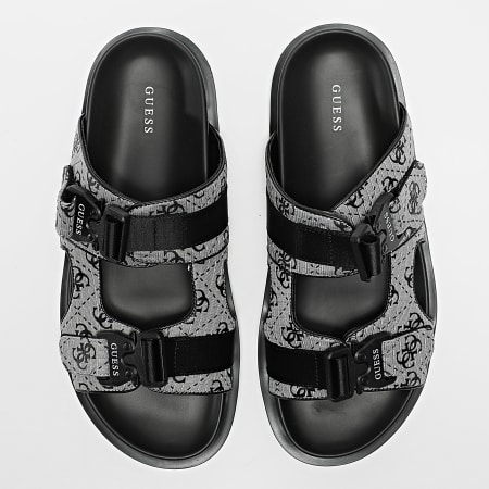 Guess - Sandales FMJBAHFAL03 Gris Noir