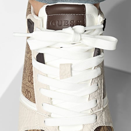 Guess - Baskets FMJISLPEL12 White Beige