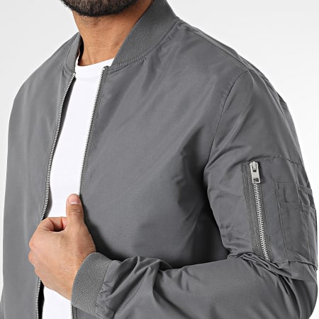 Jack And Jones - Bomber Rush Gris Anthracite