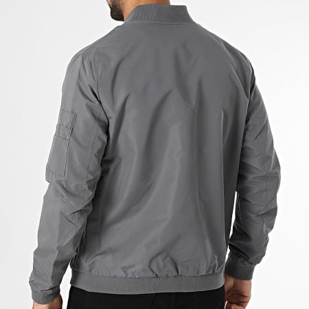 Jack And Jones - Bomber Rush Gris Anthracite