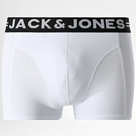 Jack And Jones - Lot De 3 Boxers Sense Blanc Gris Chiné Noir