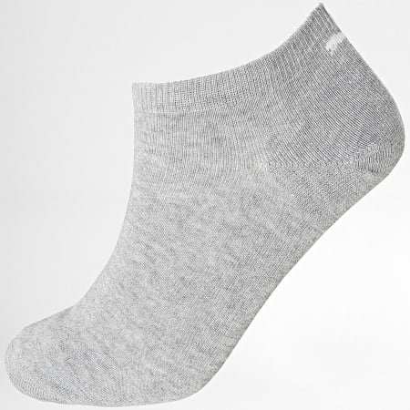 Puma - Lot De 3 Paires De Chaussettes 701231275 Blanc Gris Chiné Noir