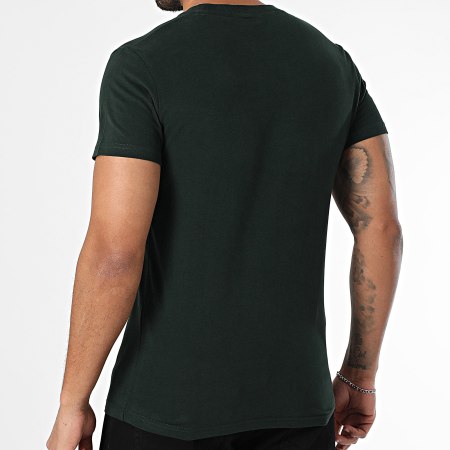 Superdry - Camiseta Essential Logo Bordado M1011245A Verde Oscuro