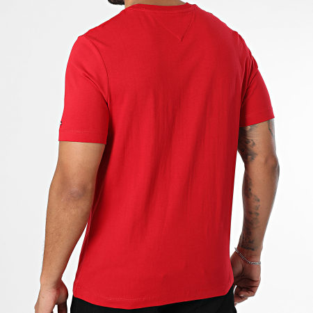 Tommy Hilfiger - Tee Shirt Script Logo 3691 Rouge