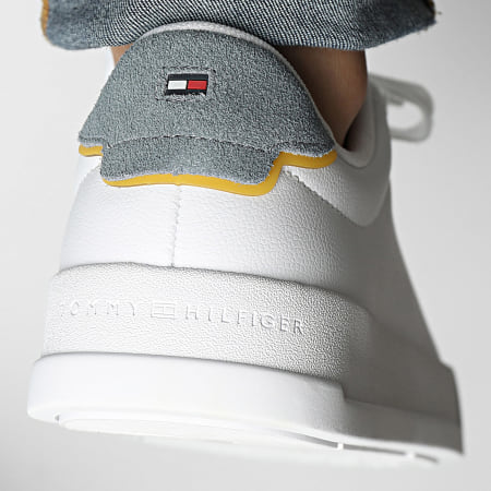 Tommy Hilfiger - Baskets Court Leather Detail Essential 5367 Overcast Grey