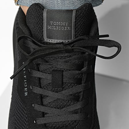 Tommy Hilfiger - Baskets Lightweight RWB Knit 5423 Black