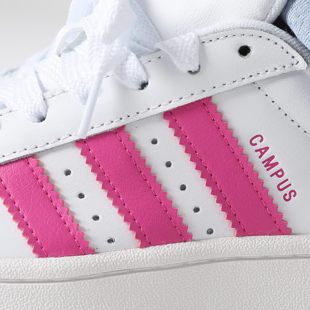 Adidas Originals - Baskets Femme Campus 00s J JP7034 Footwear White Semi Lucid Fuchsia