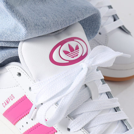 Adidas Originals - Baskets Femme Campus 00s J JP7034 Footwear White Semi Lucid Fuchsia