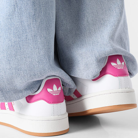 Adidas Originals - Baskets Femme Campus 00s J JP7034 Footwear White Semi Lucid Fuchsia