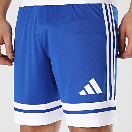 Adidas Sportswear - Short Jogging A Bandes Squa 25 JH3405 Bleu Roi Blanc