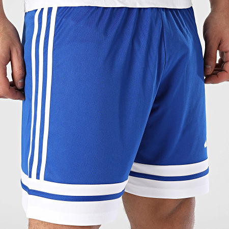 Adidas Sportswear - Short Jogging A Bandes Squa 25 JH3405 Bleu Roi Blanc